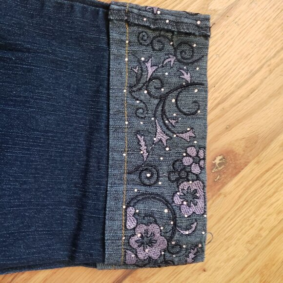 COS Jeans Embelished Denim Capri Pants - Picture 3 of 6